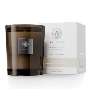 Aquiesse Luxe Linen 10oz Candle